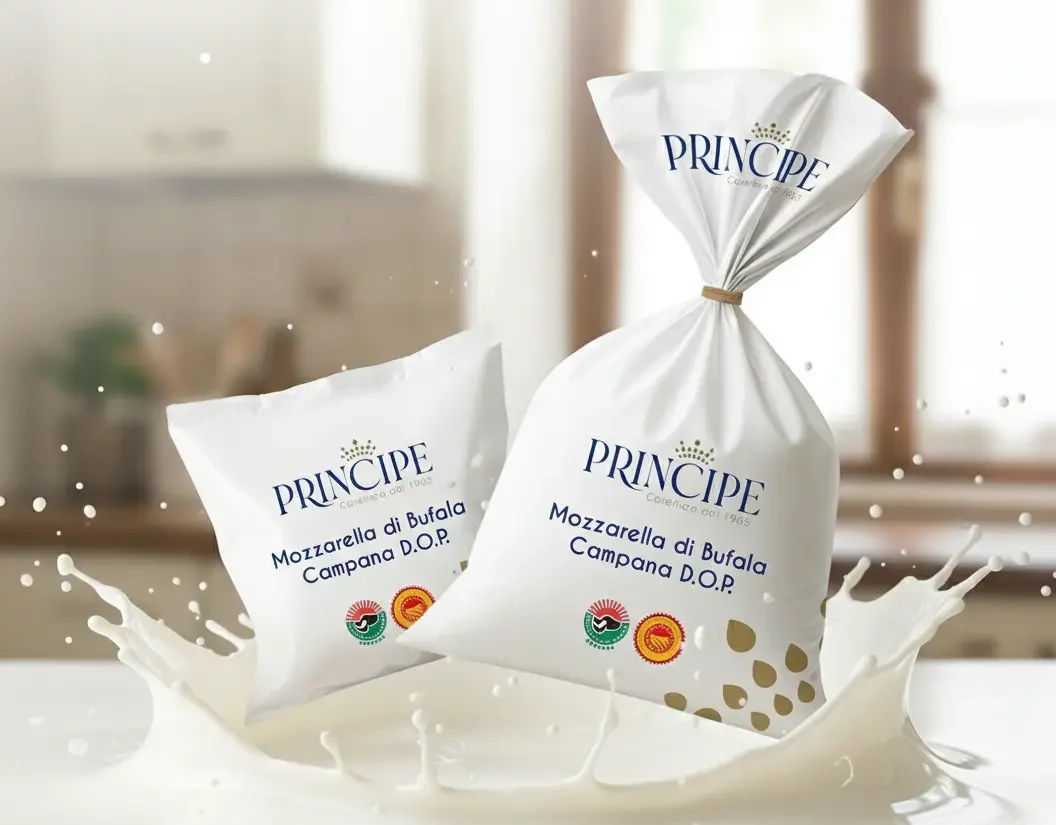 Nuovi packaging di Caseificio Principe